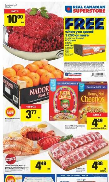 Real Canadian Superstore Flyer - January 20, 2022 - January 26, 2022.