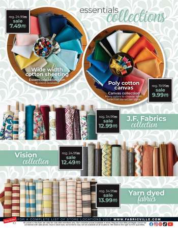 Fabricville Flyer - May 02, 2022 - May 22, 2022.