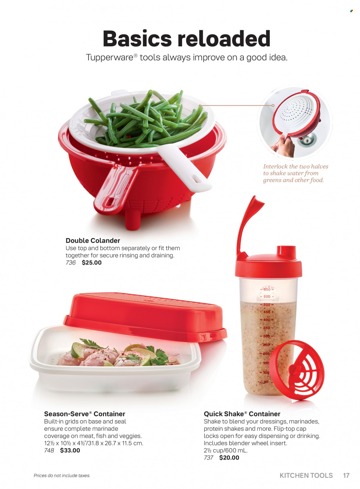 Circulaire Tupperware . Page 17.