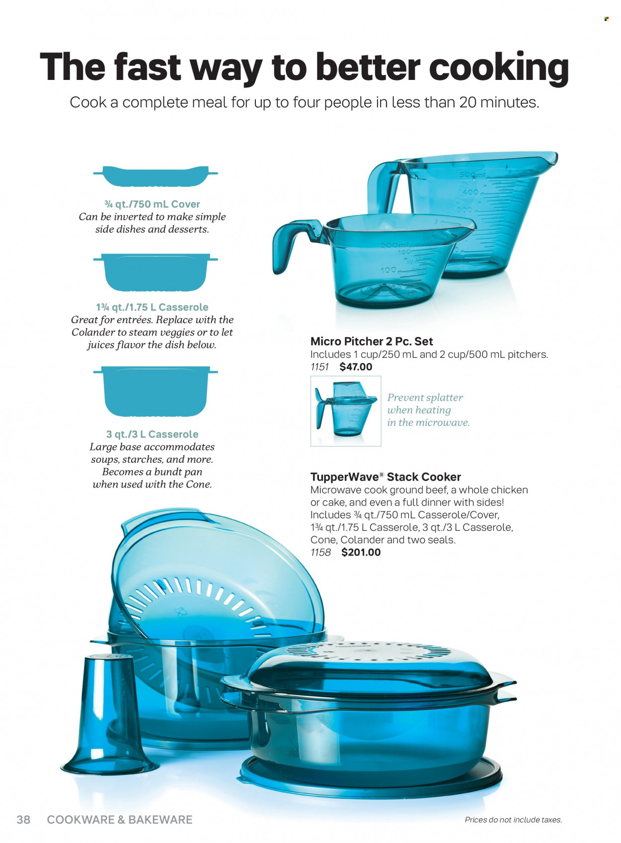 Tupperware flyer . Page 38.
