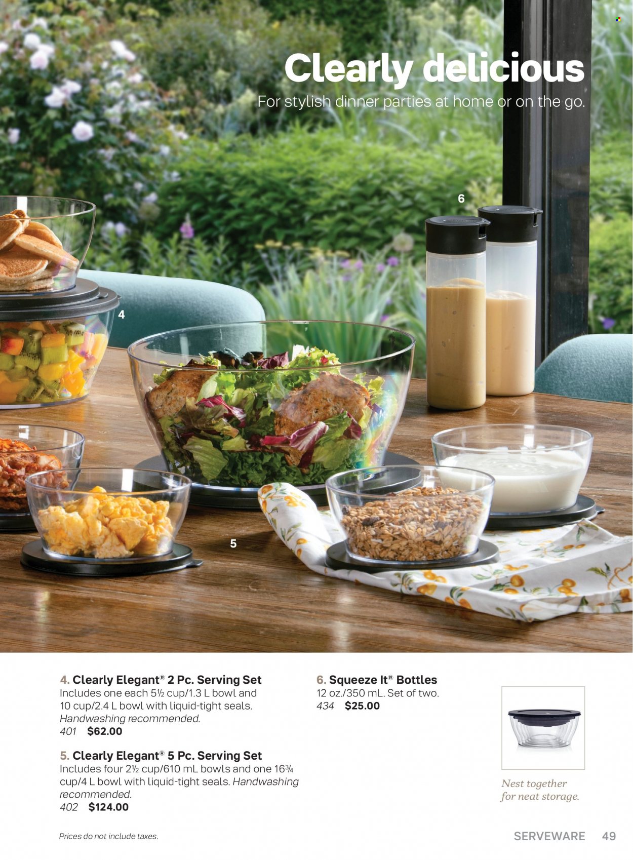 Tupperware flyer . Page 49.