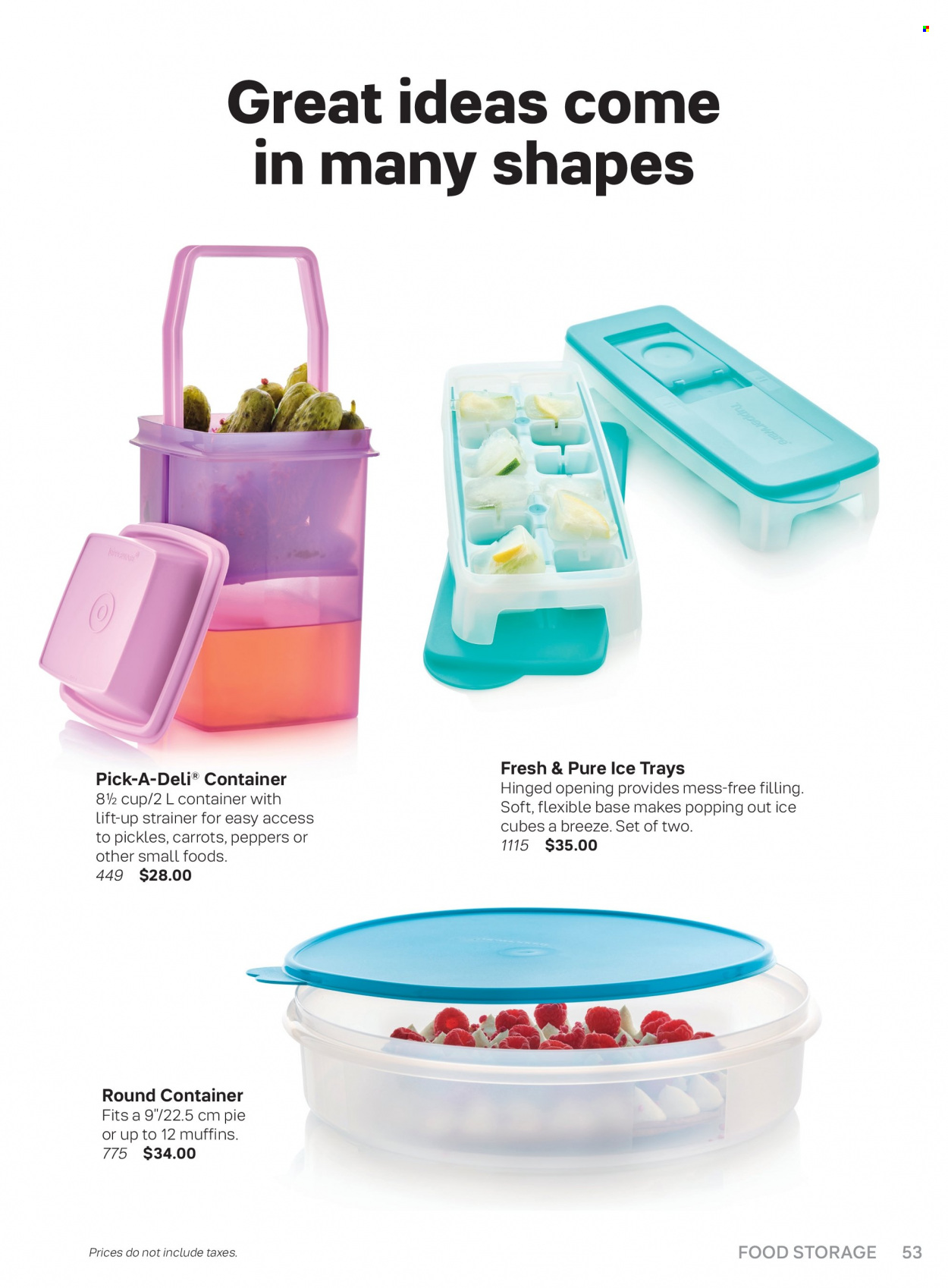 Tupperware flyer . Page 53.