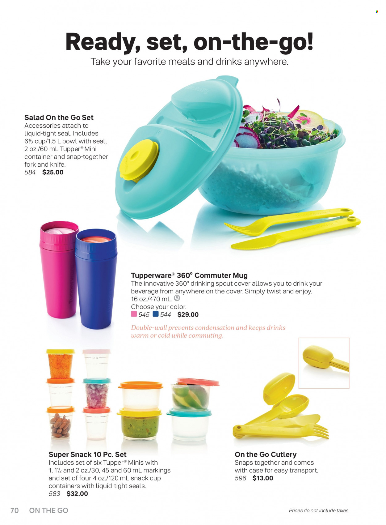 Tupperware flyer . Page 70.