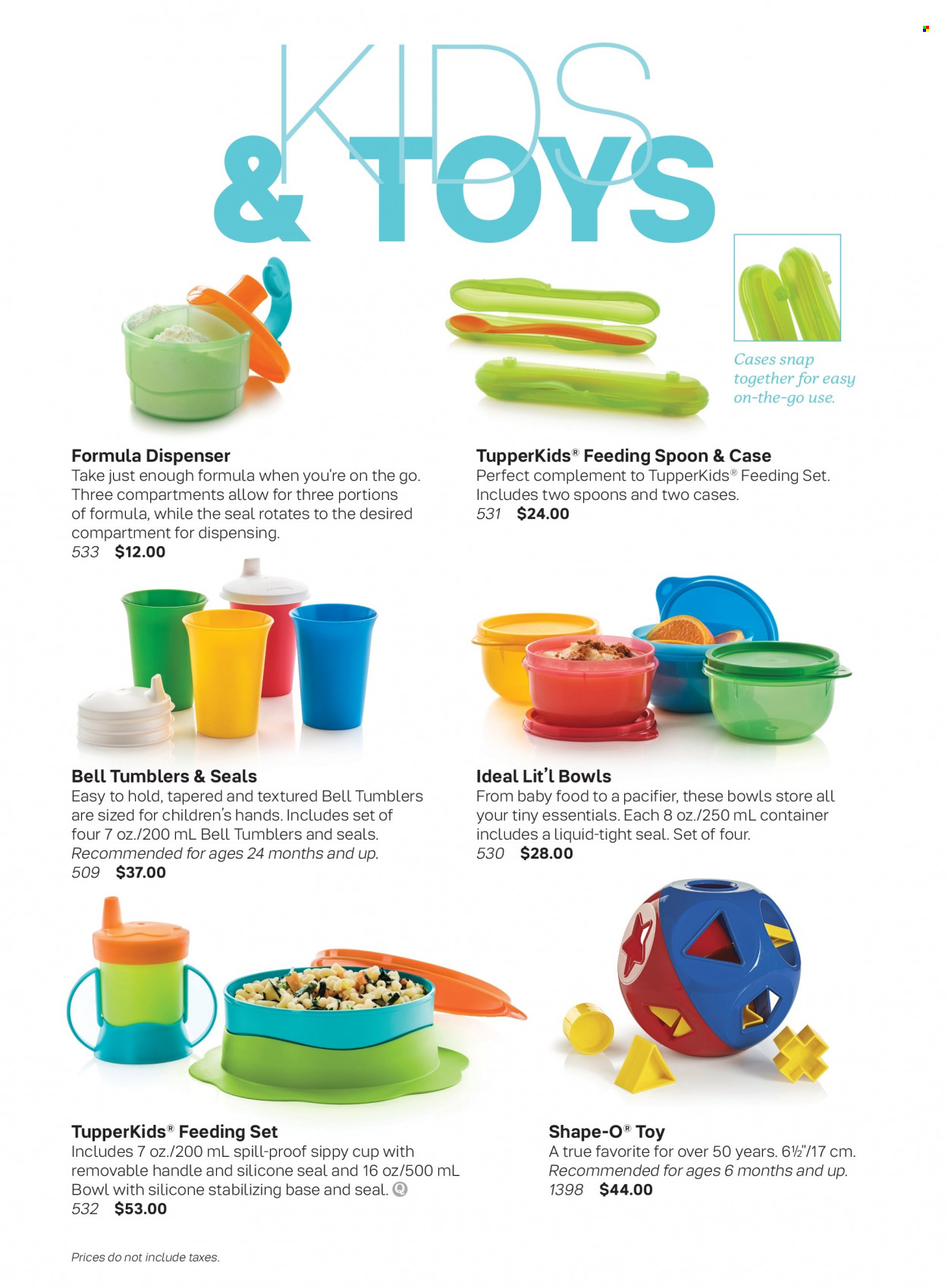 Tupperware flyer . Page 72.