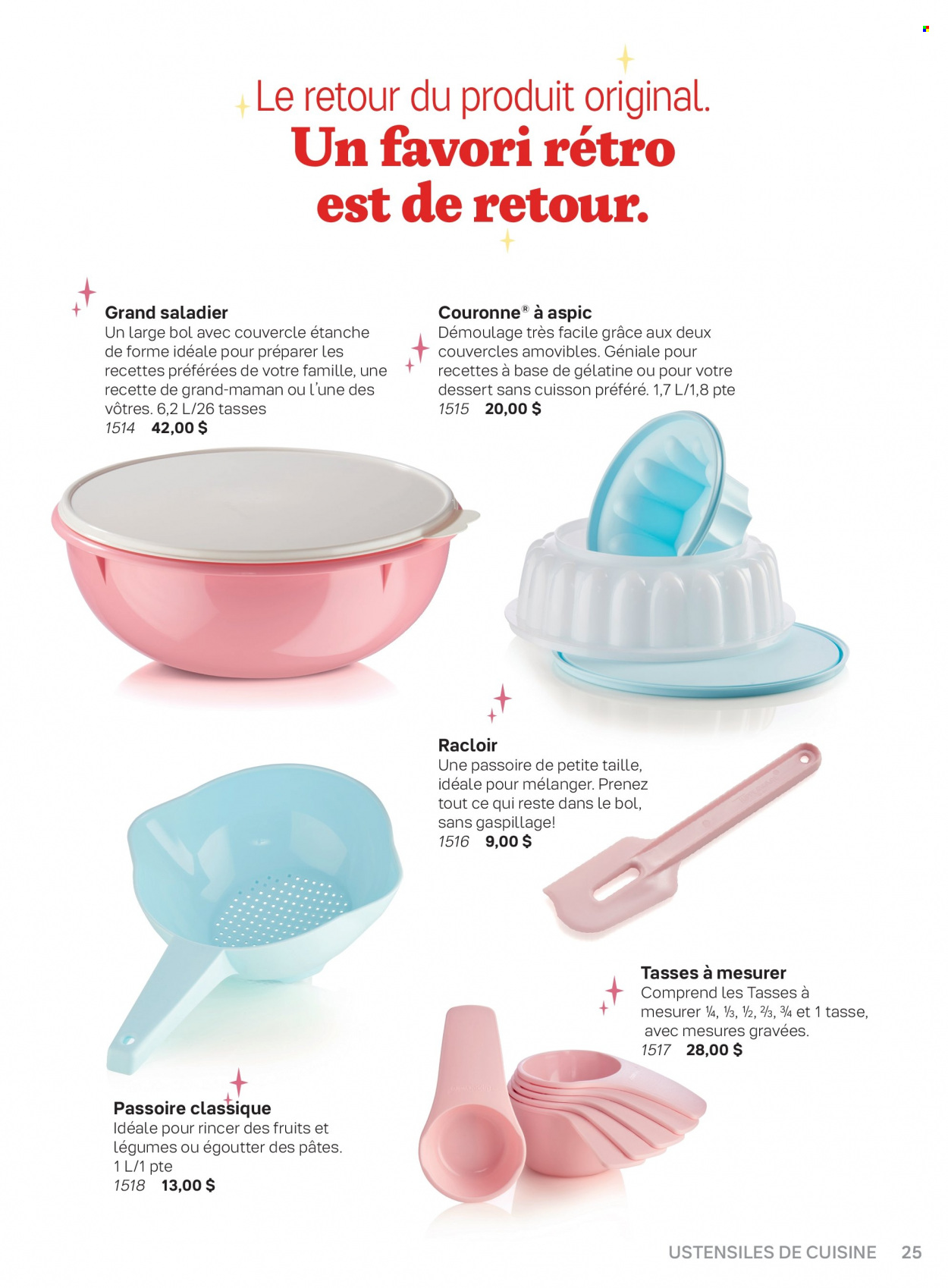 Circulaire Tupperware . Page 25.