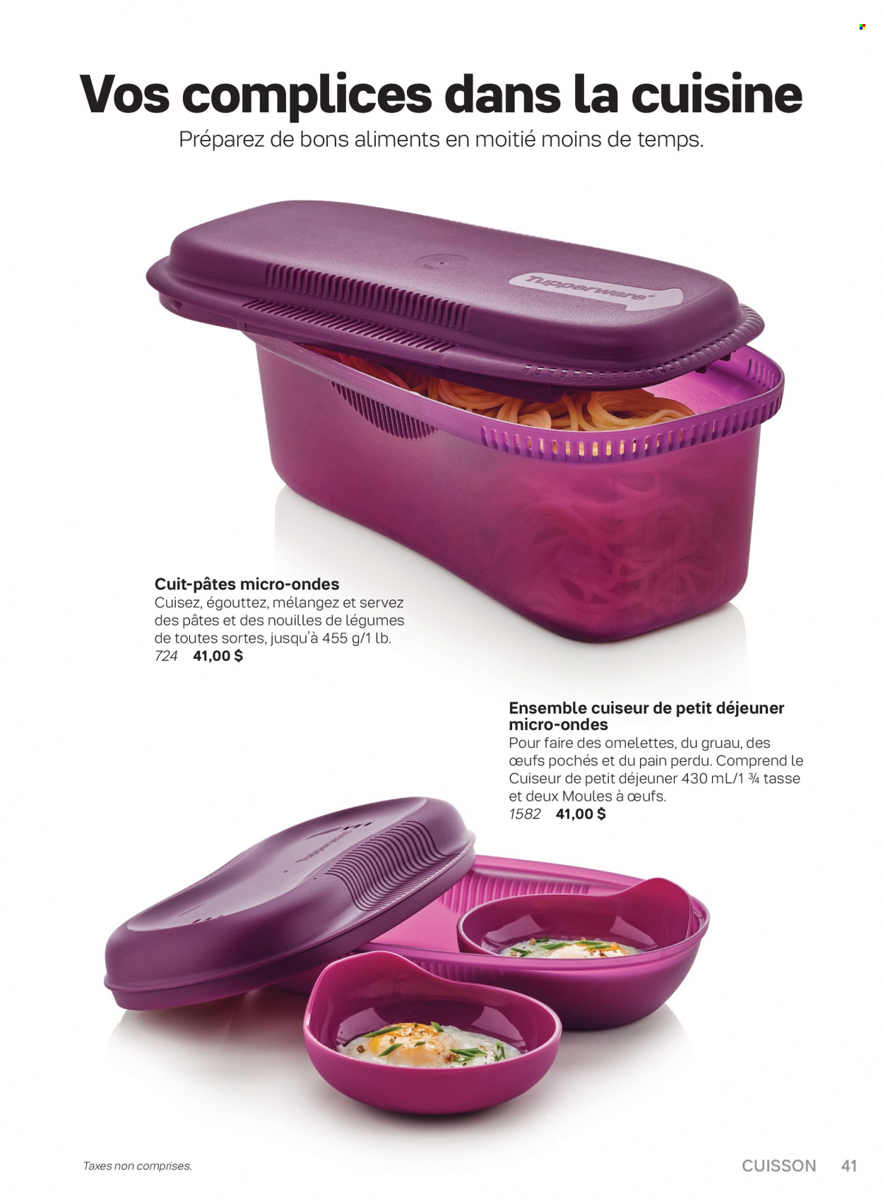 Circulaire Tupperware . Page 41.