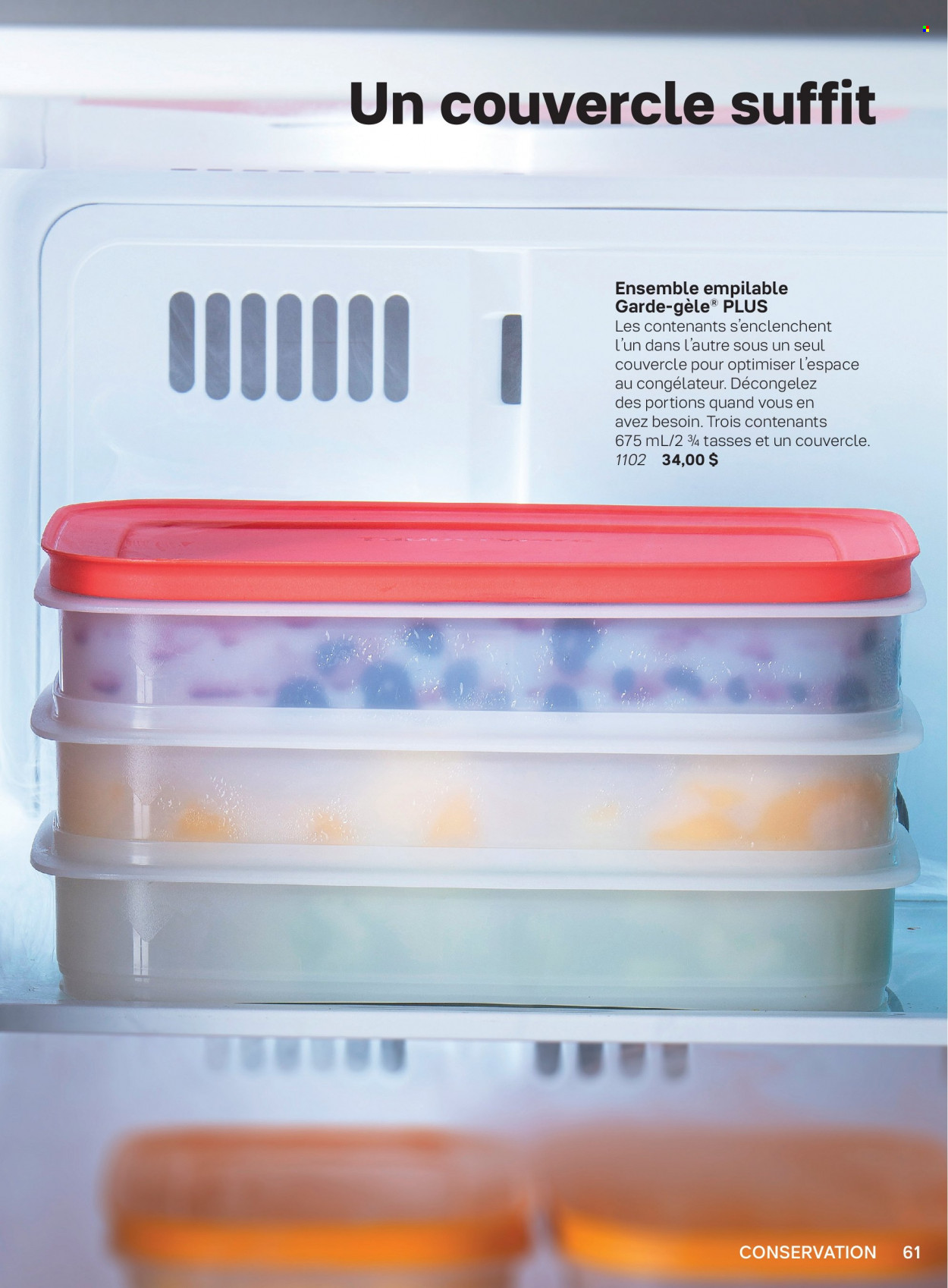 Circulaire Tupperware . Page 61.