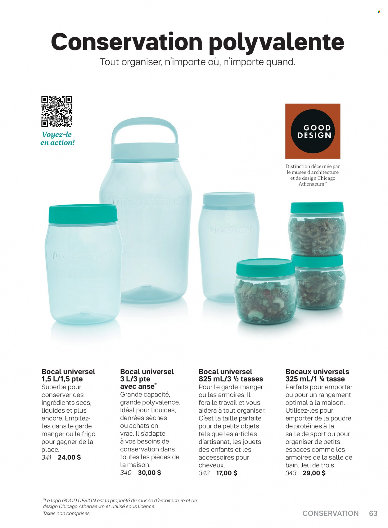 Circulaire Tupperware . Page 63.