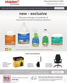 Staples - New Products Business Flyer