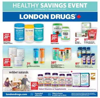 London Drugs Flyer - May 13, 2022 - May 25, 2022.