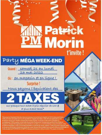 Patrick Morin flyer - Weekly flyer