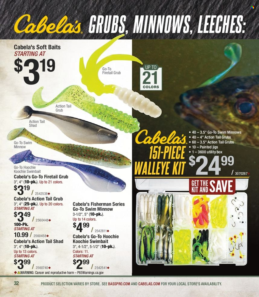 Circulaire Bass Pro Shops . Page 32.