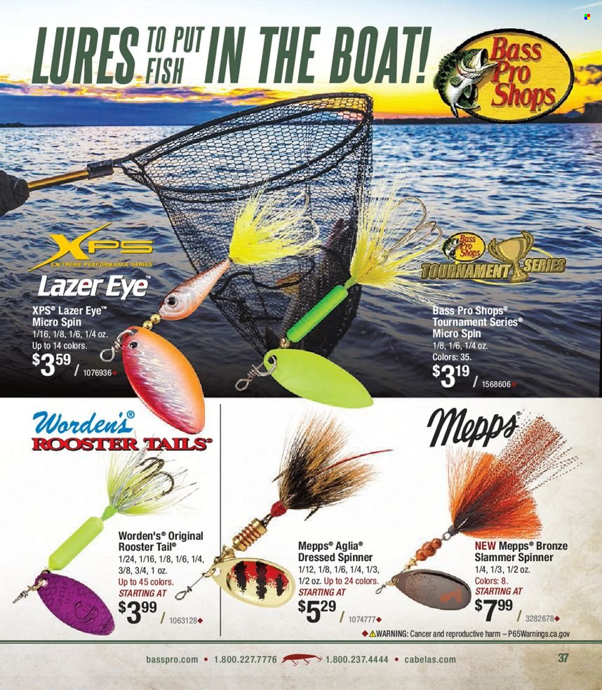 Circulaire Bass Pro Shops . Page 37.