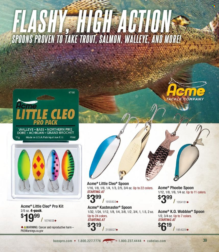 Circulaire Bass Pro Shops . Page 39.