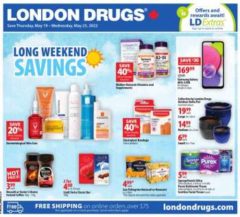 London Drugs flyer - Long Weekend Savings