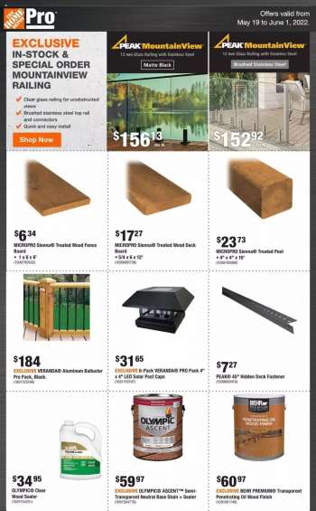 The Home Depot Flyer - May 19, 2022 - June 01, 2022.