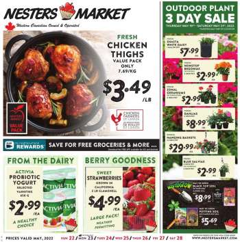 Nesters Food Market Flyer - May 22, 2022 - May 28, 2022.