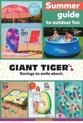 Giant Tiger - Summer Guide