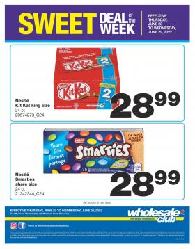 Wholesale Club - Sweet Deal of the Week