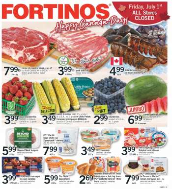 Fortinos Flyer - June 30, 2022 - July 06, 2022.
