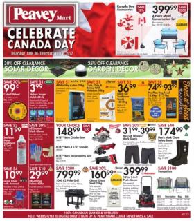 Peavey Mart - Celebrate Canada Day