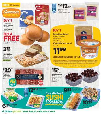 Thrifty Foods Flyer - June 30, 2022 - July 06, 2022.