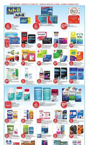 Shoppers Drug Mart Flyer - July 02, 2022 - July 08, 2022.
