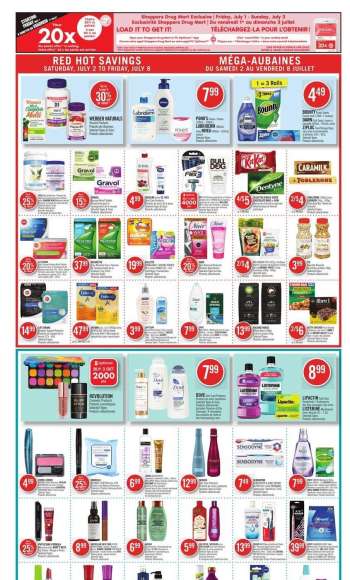 Shoppers Drug Mart Flyer - July 02, 2022 - July 08, 2022.