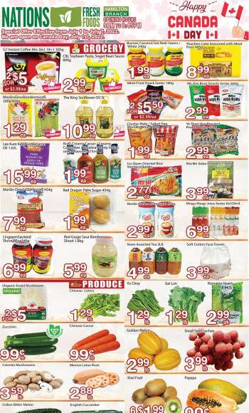 Nations Fresh Foods flyer