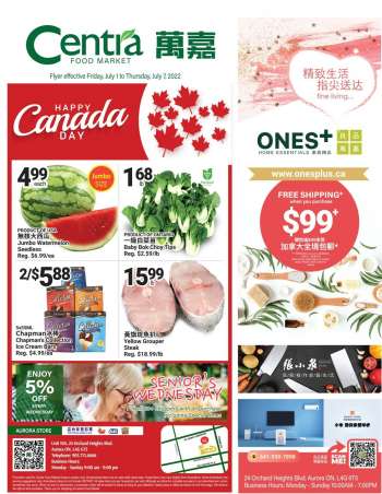Centra Food Market flyer - Aurora Weekly Deal