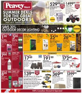 Peavey Mart - Summer Deals For The Great Outdoors