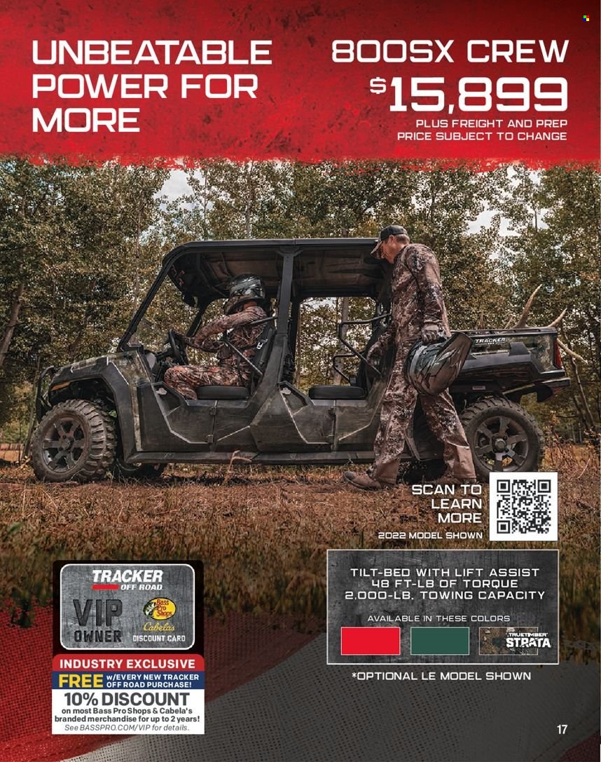Bass Pro Shops flyer . Page 17.