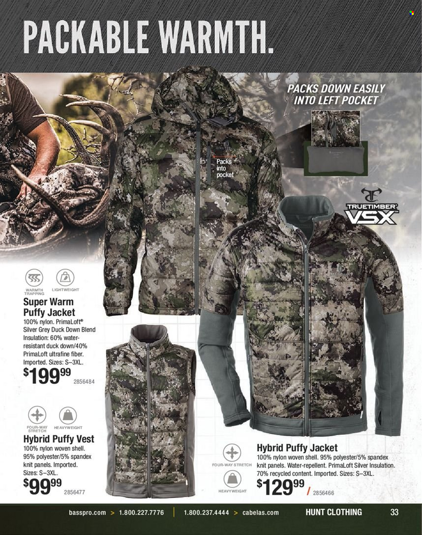 Bass Pro Shops flyer . Page 33.
