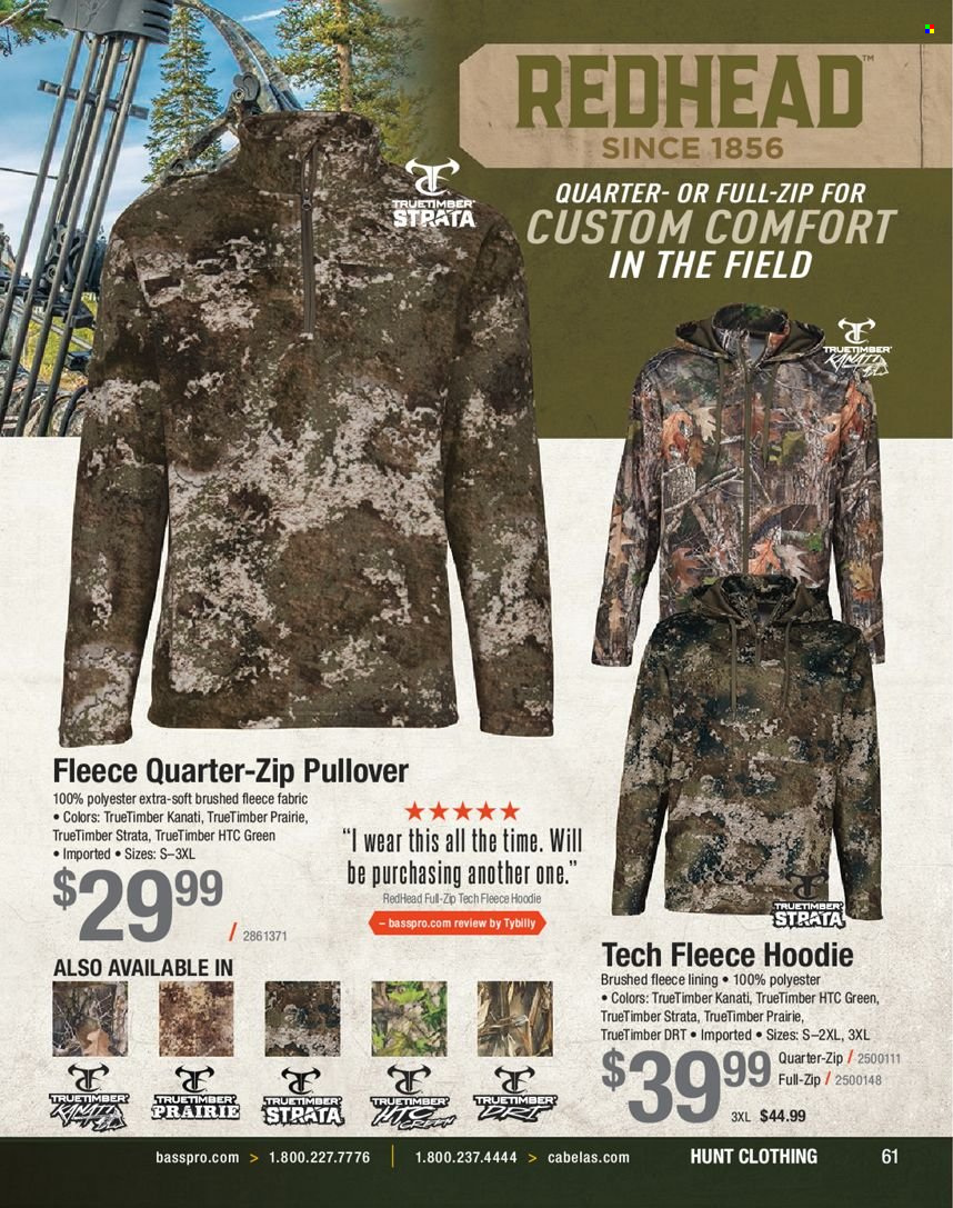 Bass Pro Shops flyer . Page 61.