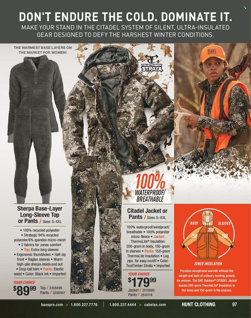Bass Pro Shops flyer . Page 97.