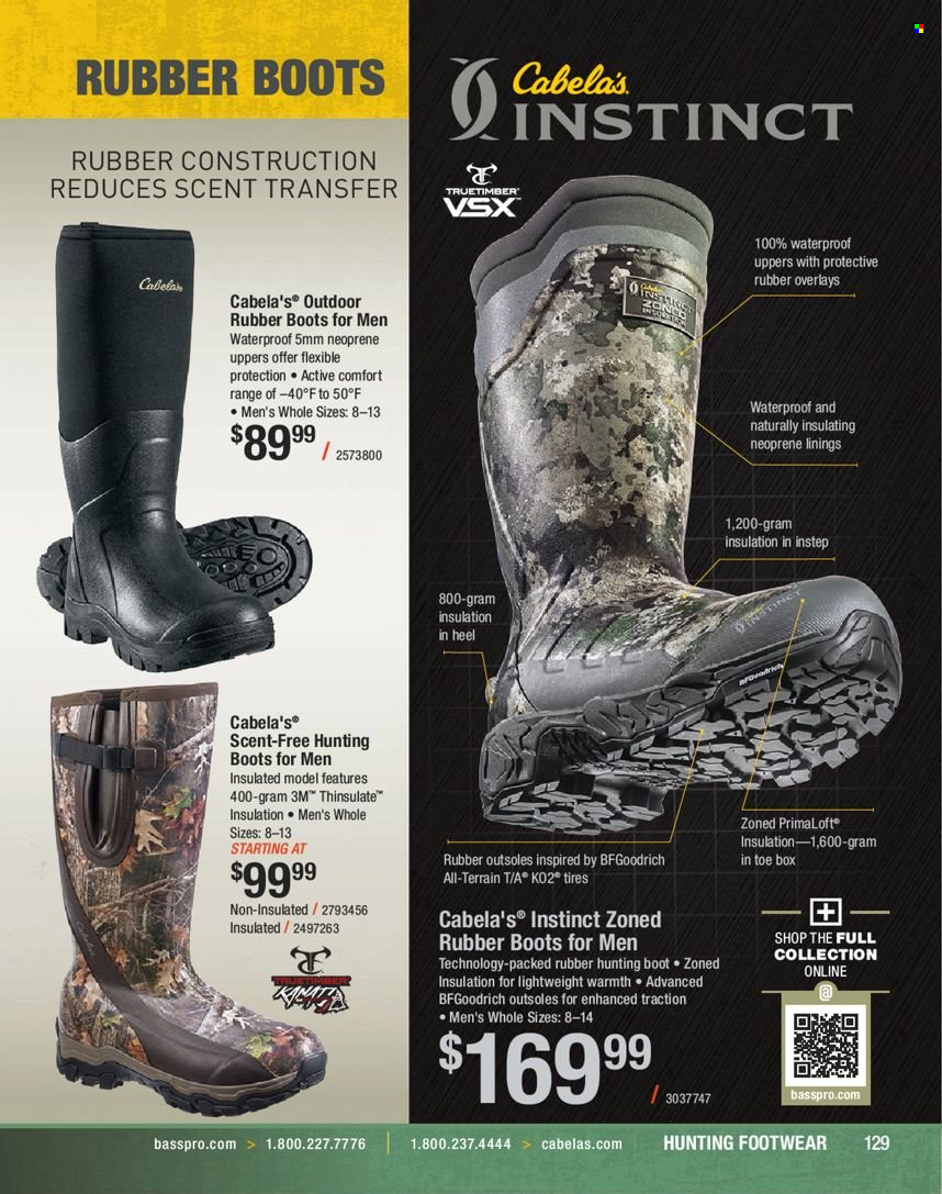 Bass Pro Shops flyer . Page 129.
