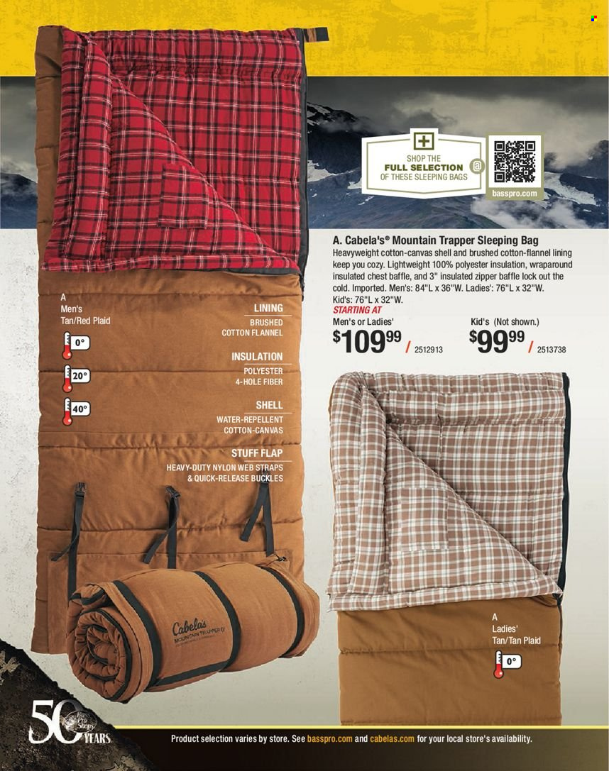 Bass Pro Shops flyer . Page 200.