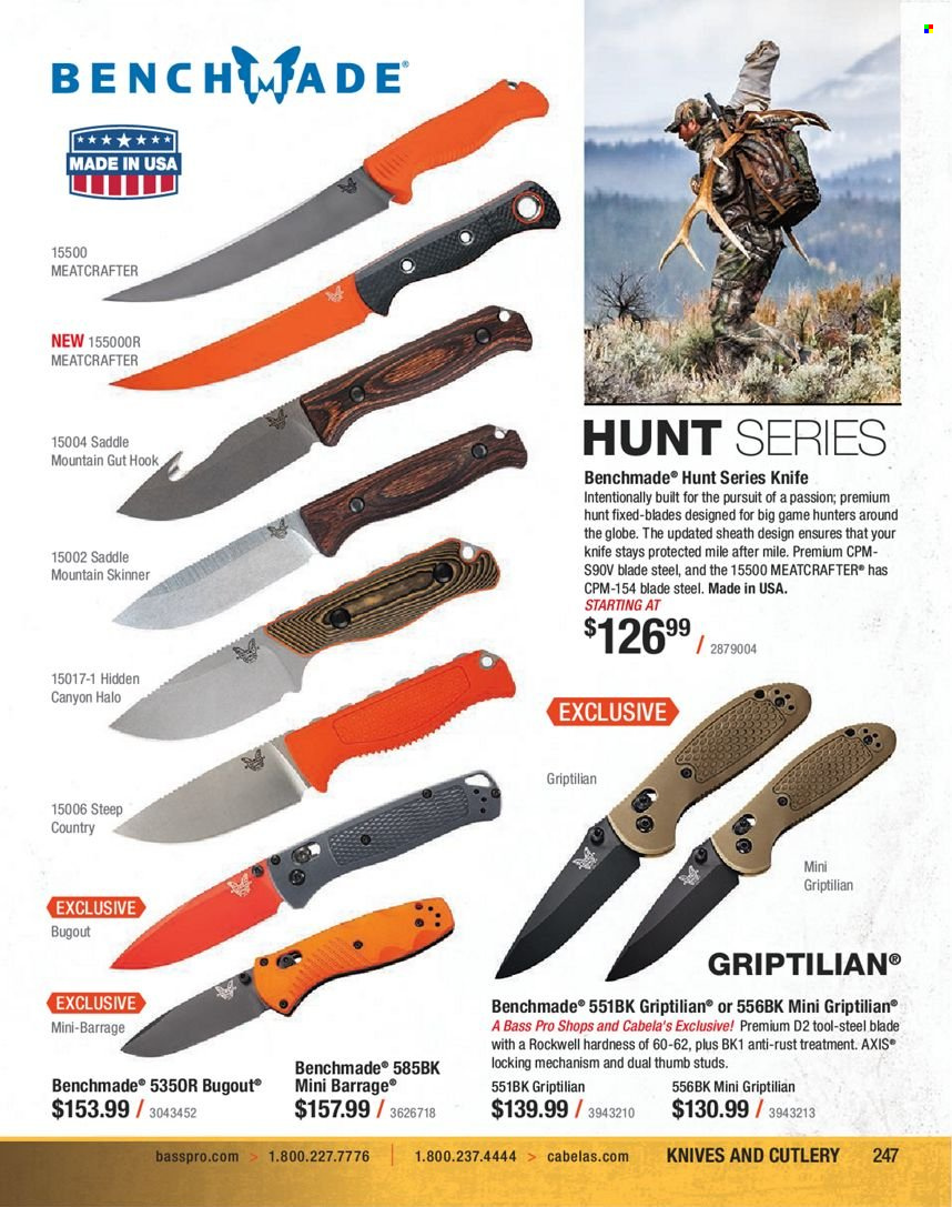 Bass Pro Shops flyer . Page 247.