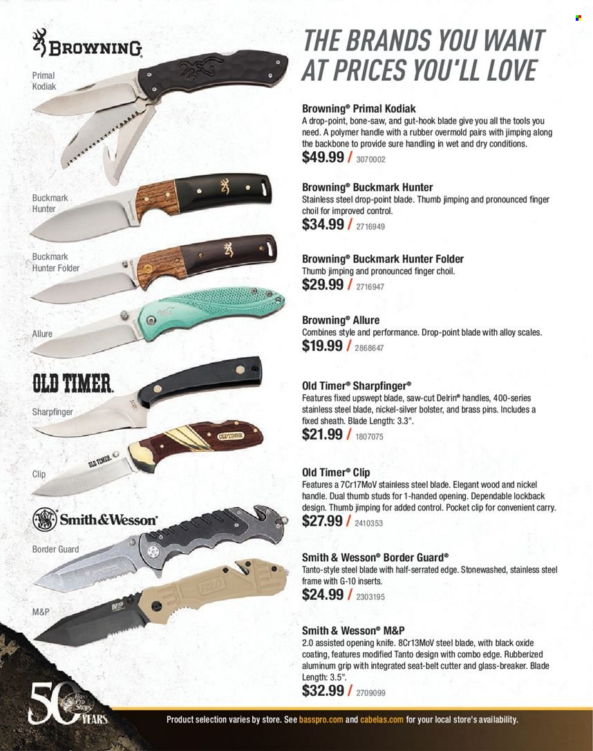 Bass Pro Shops flyer . Page 252.