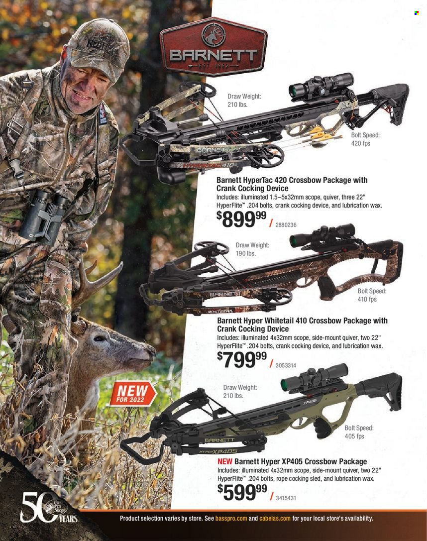 Bass Pro Shops flyer . Page 284.