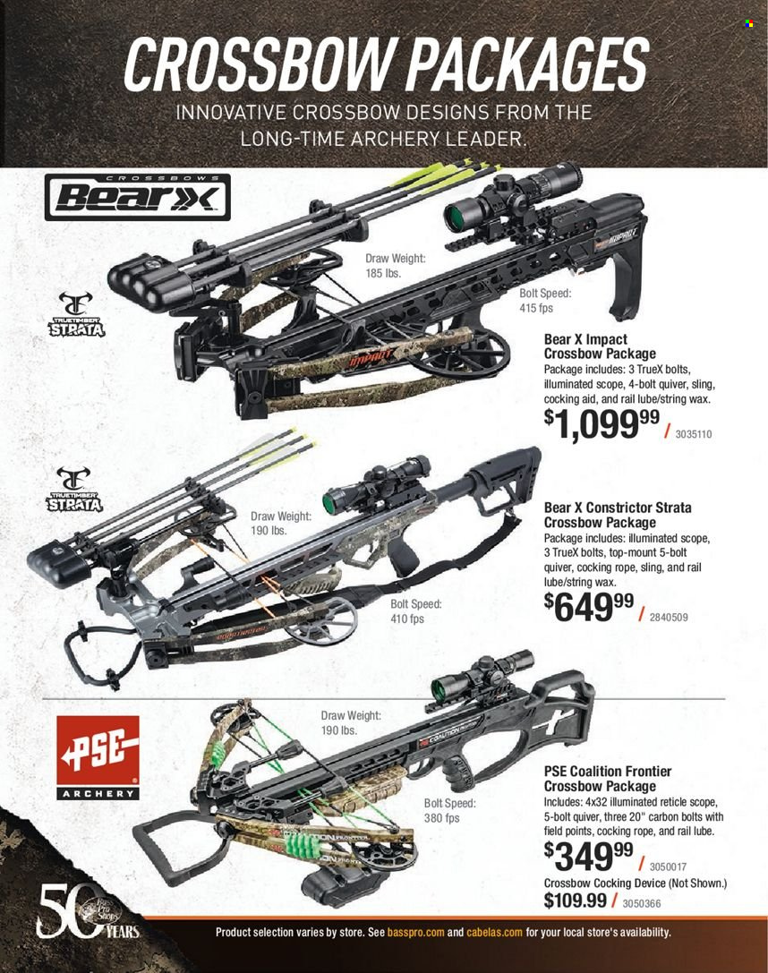 Bass Pro Shops flyer . Page 290.