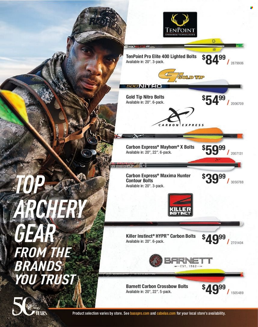 Bass Pro Shops flyer . Page 292.