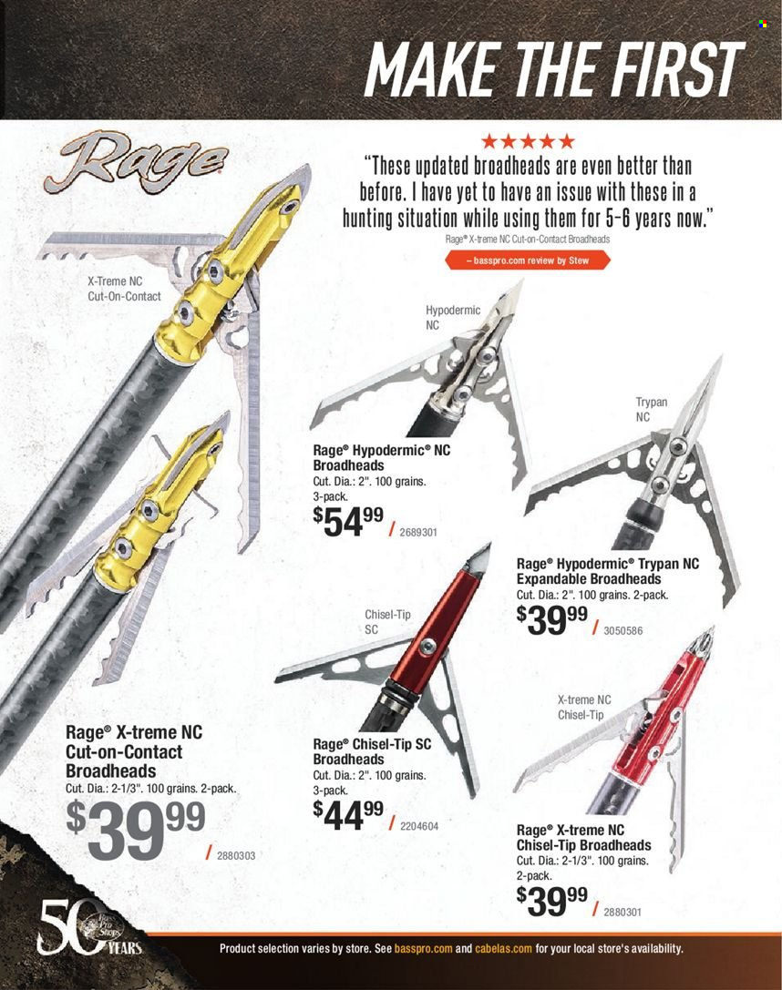 Bass Pro Shops flyer . Page 294.
