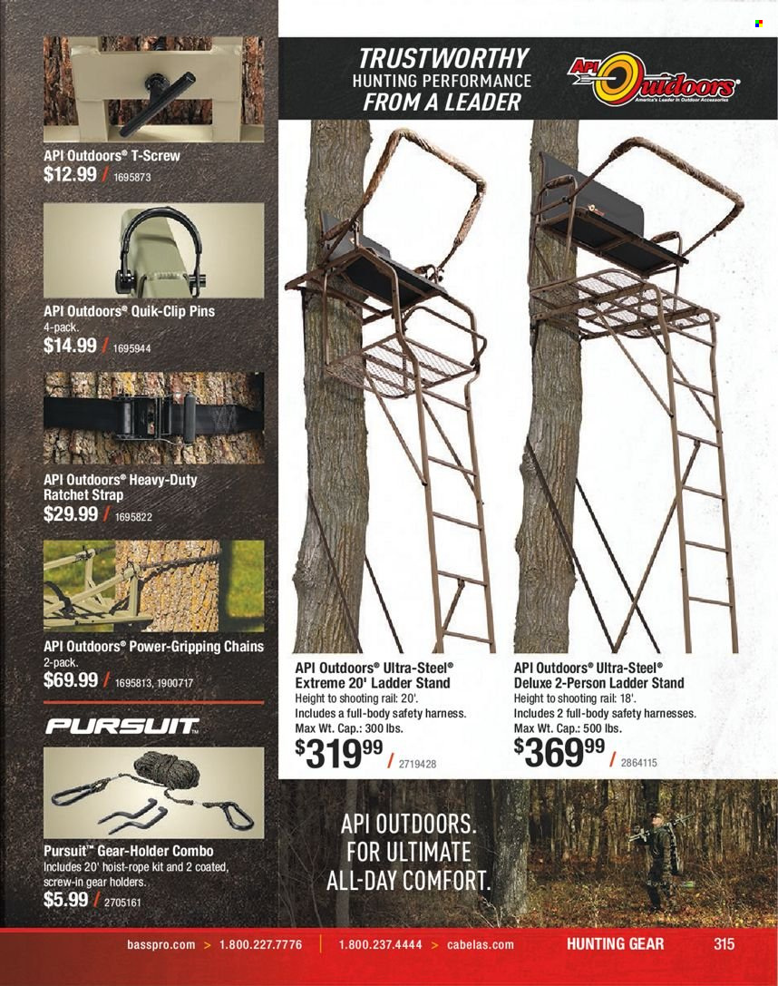 Bass Pro Shops flyer . Page 315.