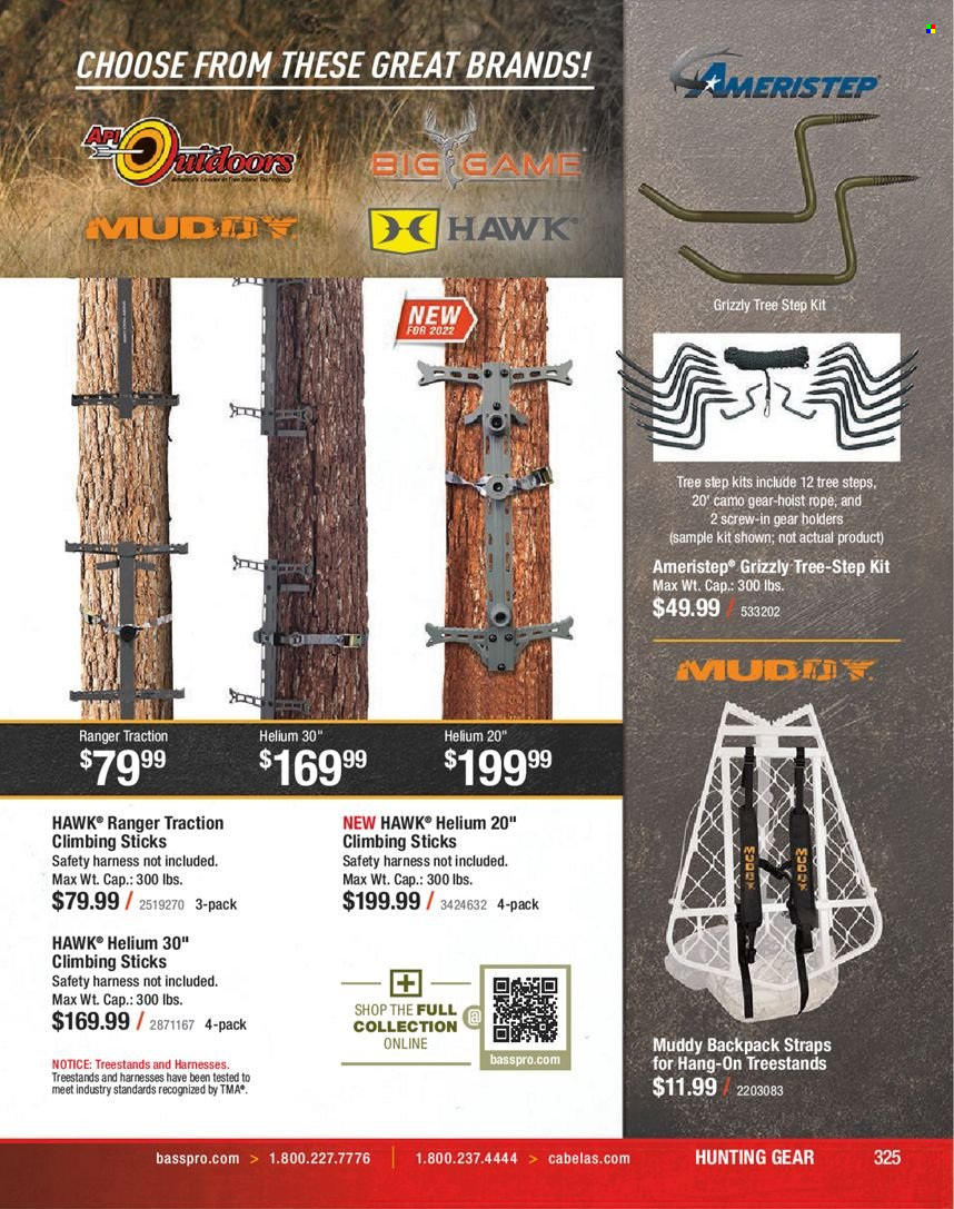 Bass Pro Shops flyer . Page 325.