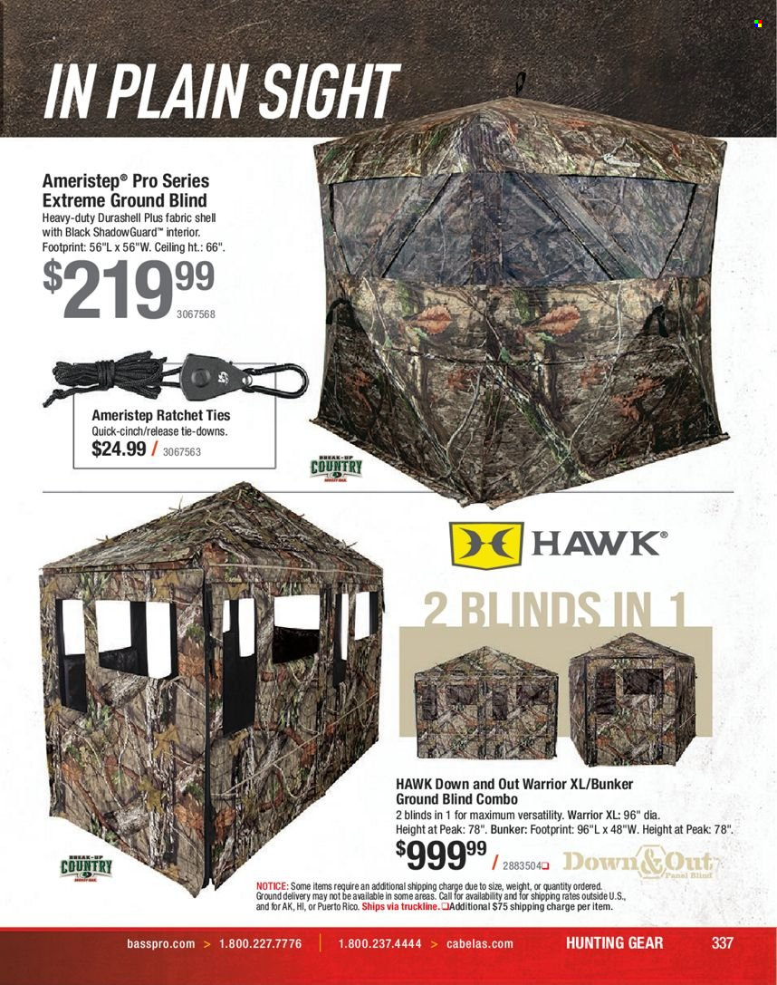 Bass Pro Shops flyer . Page 337.