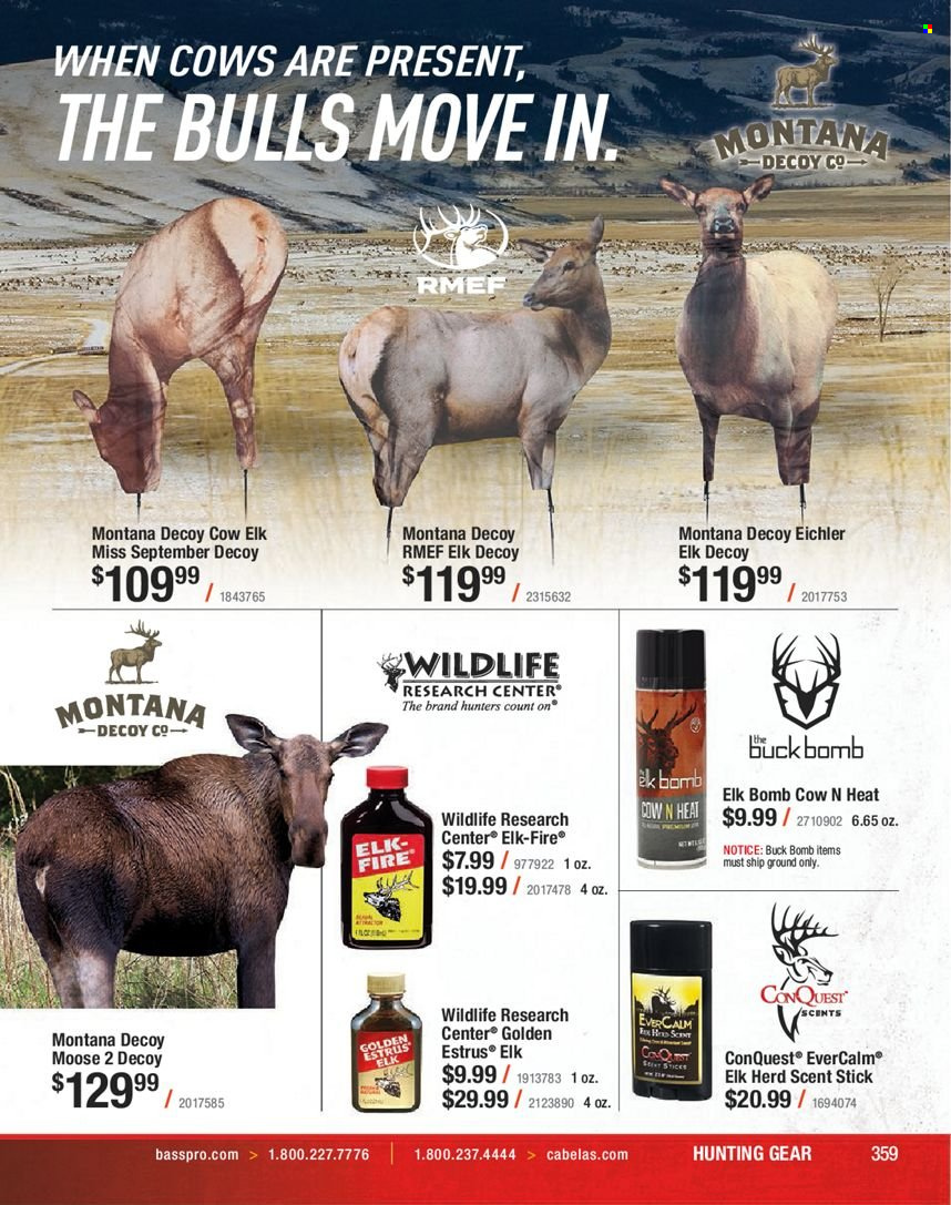 Bass Pro Shops flyer . Page 359.