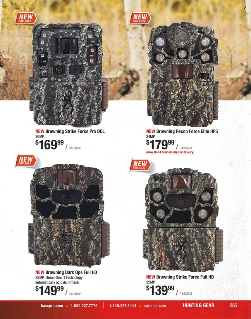 Bass Pro Shops flyer . Page 385.