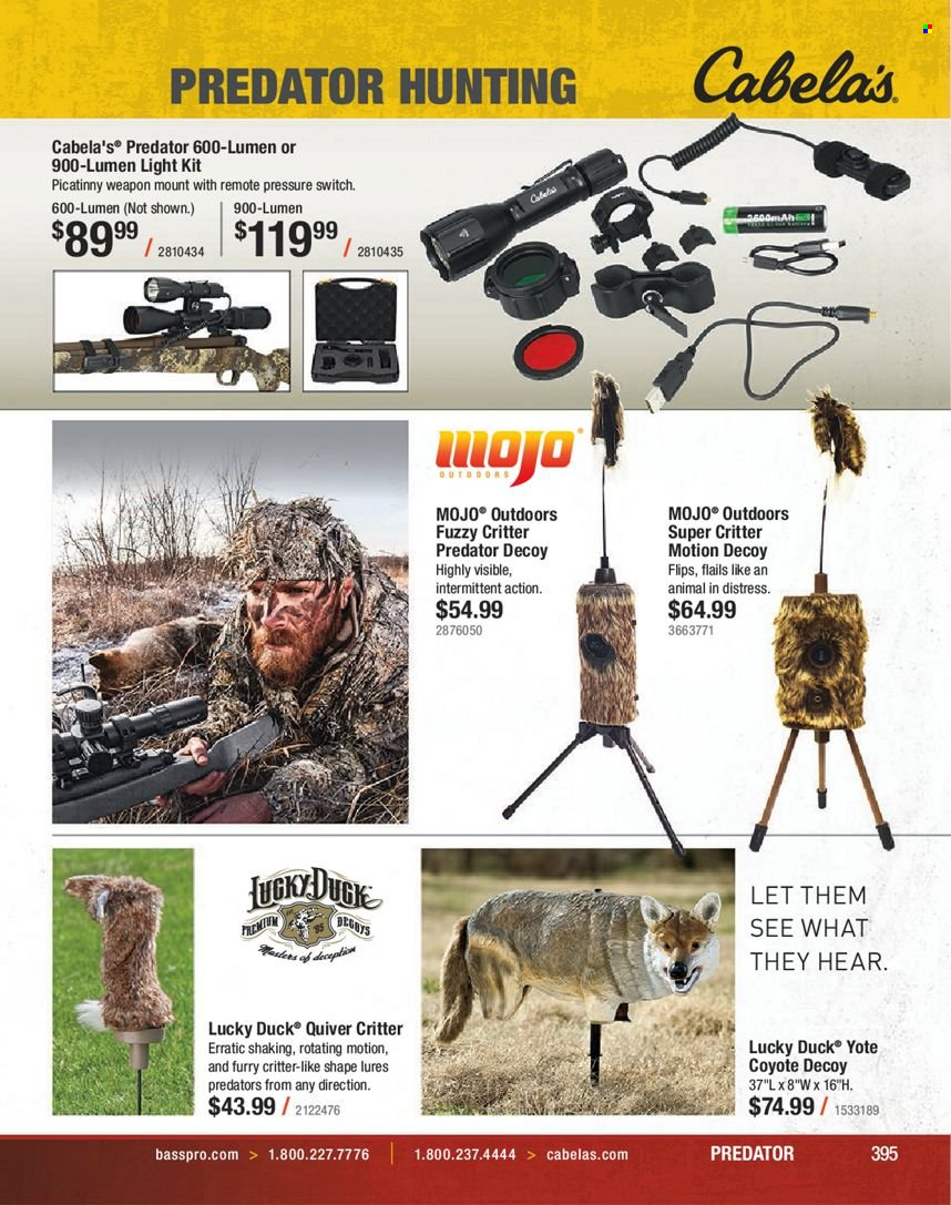 Bass Pro Shops flyer . Page 395.