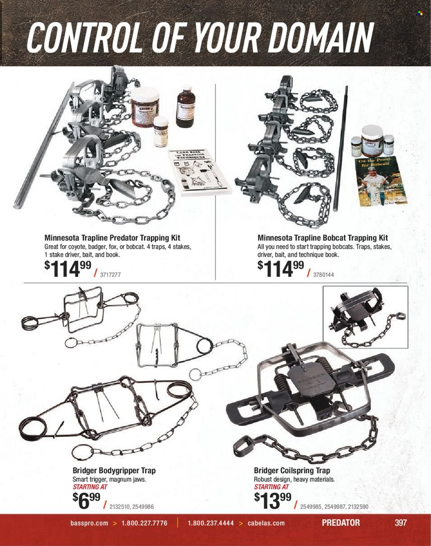 Bass Pro Shops flyer . Page 397.